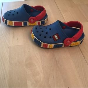 LEGO Crocs Blue Toddler Size 8/9